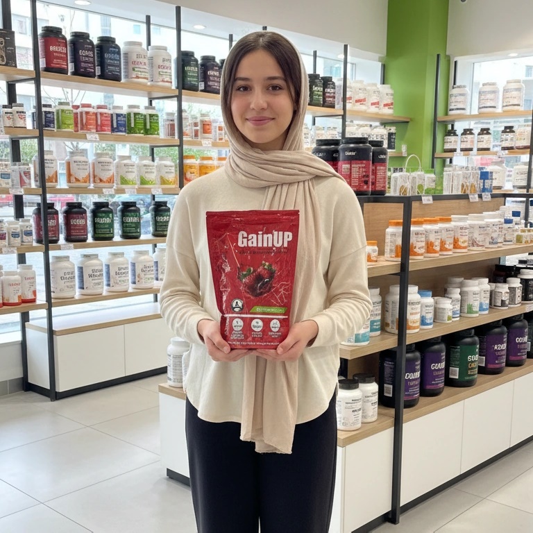 خرید پودر گین آپ چاقی بزررگسالان gain up